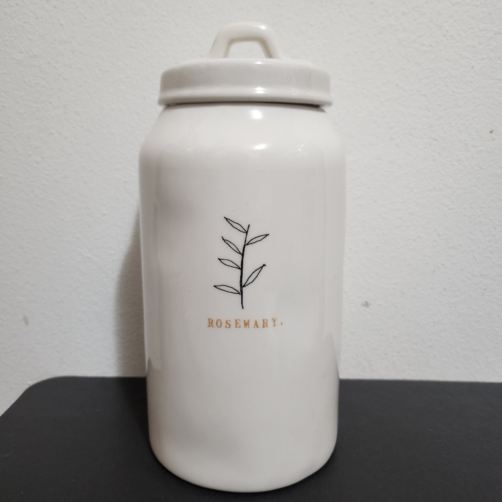 Rae Dunn Rosemary Canister